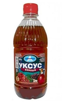 Уксус Винный красный 6% ПЭТ 0,245 л.*20 шт.