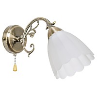 Бра классическое ЭкономСвет 4671/1wAB WT 1хЕ27