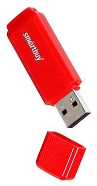 Флэш-диск Smartbuy 32GB Dock красный