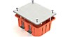 Коробка IEK 172х96х45мм крышка лапки бело-оранжевый КМ41026 (70) Коробка IEK 172х96х45мм крышка лапки бело-оранжевый КМ41026 (70)