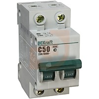 Авт.выкл. DEKraft 2P 50A 4,5kA C BA-101 (6)