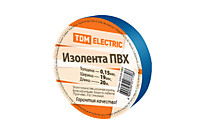 Изолента TDM 0.15 х 19мм х 20м синий (10/180)