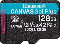 Карта micro-SD Kingston 128GB Class10 UHS-1 CanvasSelectPlus 100MB/s+адаптер (SDHC)