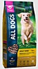 ALL DOGS корм сухой д/взр. соб. с курицей  2,2кг*5 пп