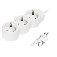 Удлинитель Smartbuy 3гн 3м с/з ПВС 3х1 (40)