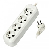 Удлинитель  Smartbuy 4гн.2м с/з ПВС 3х1 (40)