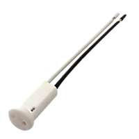 Патрон G4 керам.торцевой круглый 2x8см Ecola (50)
