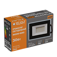 Прожектор Relight 30Вт 6500К 2400Лм IP65 черный диодный (60)