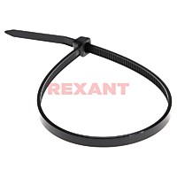 Хомут Rexant 4.8х200 черный 100шт (10)