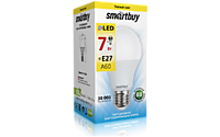 Лампа Smartbuy G45-07W/3000/Е27 (шарик)