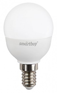 Лампа Smartbuy G45 5Вт 4000К 470Лм Е14 (шарик) (100)