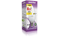Лампа Smartbuy С37 8,5Вт 3000 Е14 700Лм (свеча)