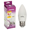 Лампа Smartbuy С37 8,5Вт 3000К Е27 700Лм (свеча) Лампа Smartbuy С37 8,5Вт 3000К Е27 700Лм (свеча)