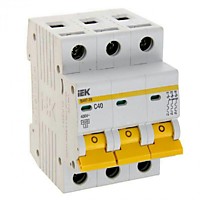 Авт.выкл. IEK  3P 40A 4,5кА С ВА47-29 (4/48)
