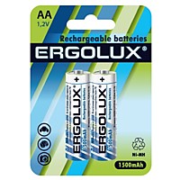 Аккумулятор NiMh R 6 1500мАч Ergolux 2xBL (24/384)