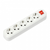 Колодка IN-HOME 5гн 16А с/з выкл. УЗВ-5-GRAND (1/40)