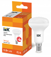 Лампа IEK R50 5W 3000K E14 360Лм (10/100)