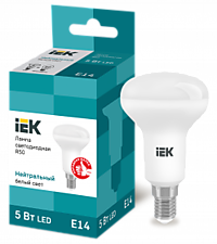 Лампа IEK R50 5W 4000K E14 360Лм (10/100)