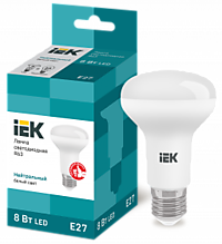 Лампа IEK R63 8W 4000K E27 570Лм (10/100)