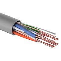 Кабель UTP-5e 4x2x0.5 PVC, 4PR, 24AWG,Proconnect медь (305)
