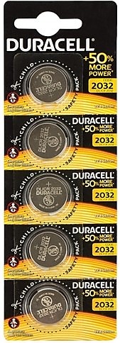 Батарейка Duracell 3V CR 2032 литиевая 5xBL  (20/200)
