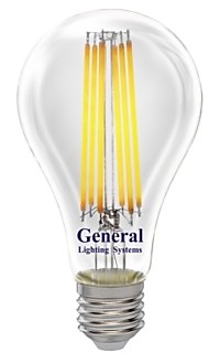 Лампа General филамент А65 20Вт 4500К диммируемая 1500Лм (10)
