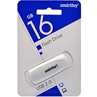 Флэш-диск Smartbuy 16GB scout белый
