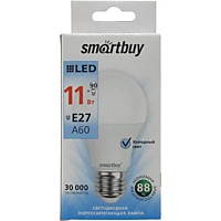 Лампа Smartbuy A60 11W 4000К E27 880Лм (100)