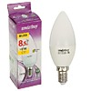 Лампа Smartbuy C37 8.5Вт 3000K E14 700Лм (свеча) (100) Лампа Smartbuy C37 8.5Вт 3000K E14 700Лм (свеча) (100)