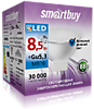 Лампа Smartbuy MR16 GU5.3  8.5W 6000K 700Лм (100)