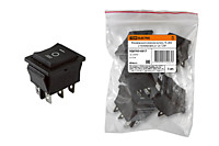 Переключатель TDM YL-206 (черный, 3положения, 2з+2з) (5)