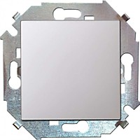 Механизм выключателя Glossa 1кл проходной белый (10)