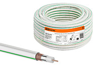 Кабель RG-6U 75 Ом CCS//А/А 48% Proconnect белый (100/600)