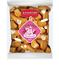 Сухарики Далматовские Ванильные 200гр*15 шт ¶