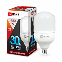 Лампа IN-HOME HP-PRO 30Вт Е27 6500К d100х180мм 2700Лм (10)