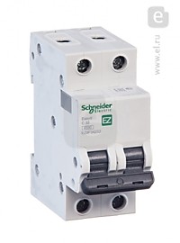 Авт.выкл. Schneider Electric 2P 32A 4,5кА С Easy9 (6)