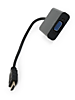 Переходник HDMI-VGA 19M/15F+ауд 15см Cablexpert Переходник HDMI-VGA 19M/15F+ауд 15см Cablexpert