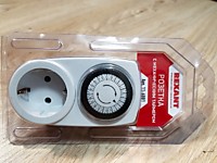 Розетка-таймер Rexant RX-21 (cутки,3500Вт) (48)