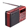 Радио Perfeo i90 Palm, аккум.тип 18650, FM/MP3/USB/microSD, гнездо для наушников 3,5 мм, красн